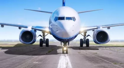 Airplane on runway