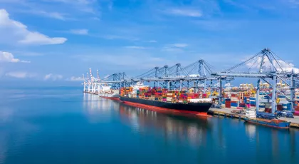 Vessel at port