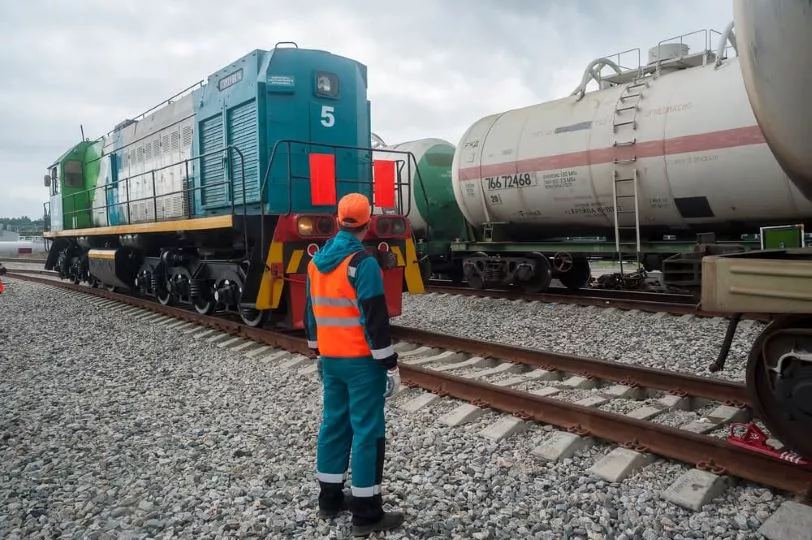 Rail freight transporting chemicals