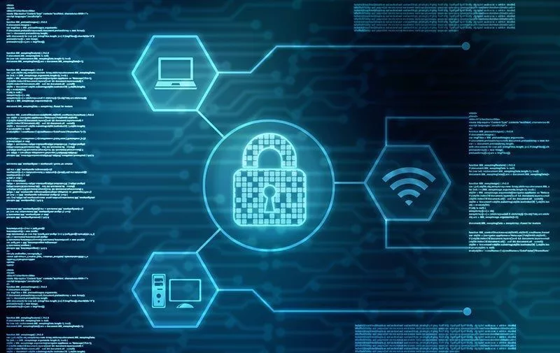 IT security and software graphic