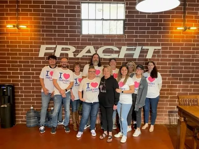 Group of Fracht employees