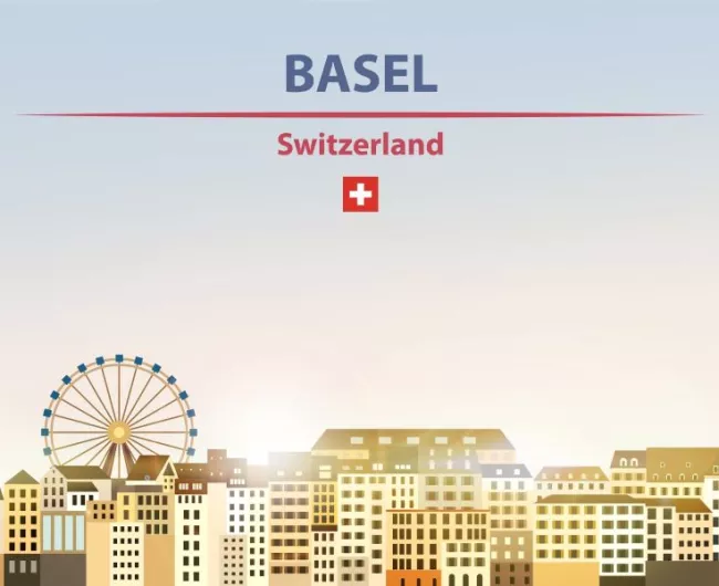 Graphic of Basel, Switzerland